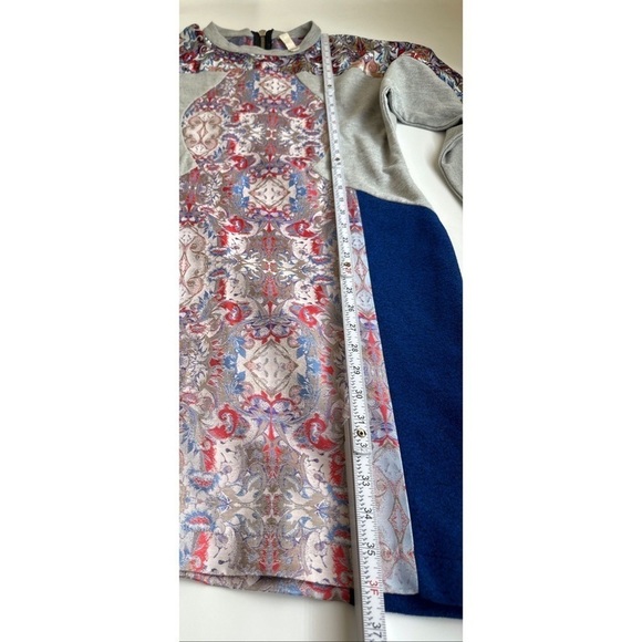 ASOS Africa Floral Patch Long Sleeve Knee Length - Picture 12 of 13